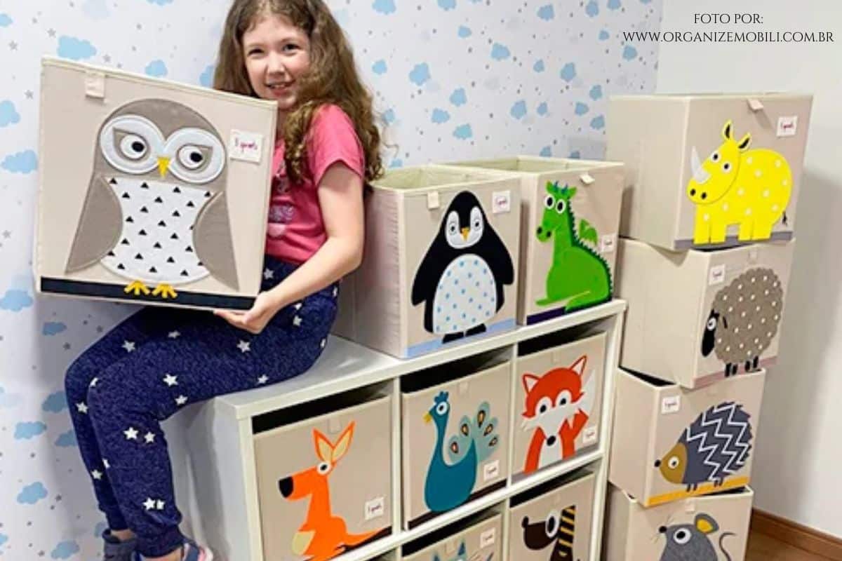 Baú Infantil — Organize brinquedos decorando ambientes!