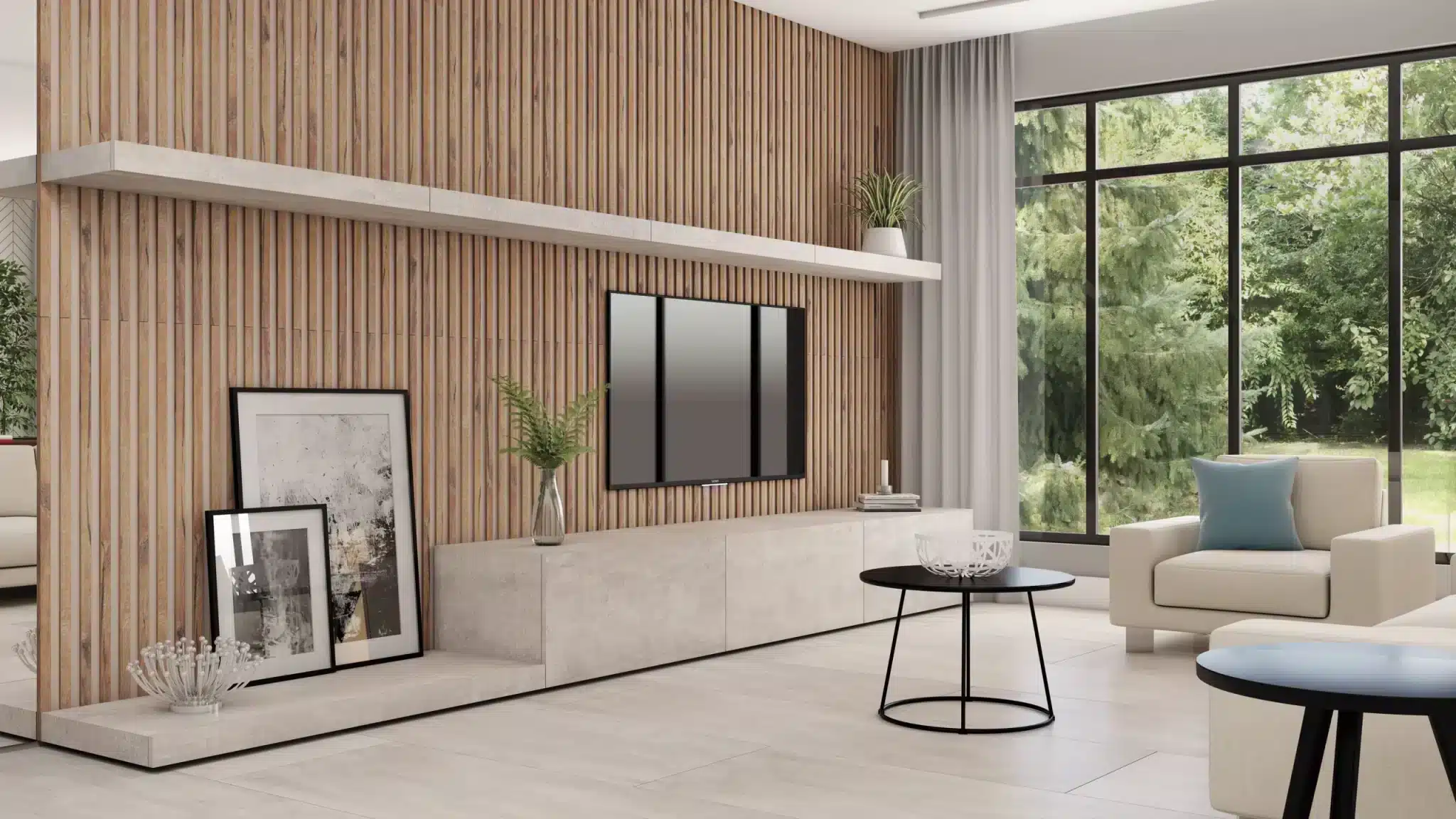Sala de TV Planejada Ripada - 6 Ideias de decoração para sua casa!
