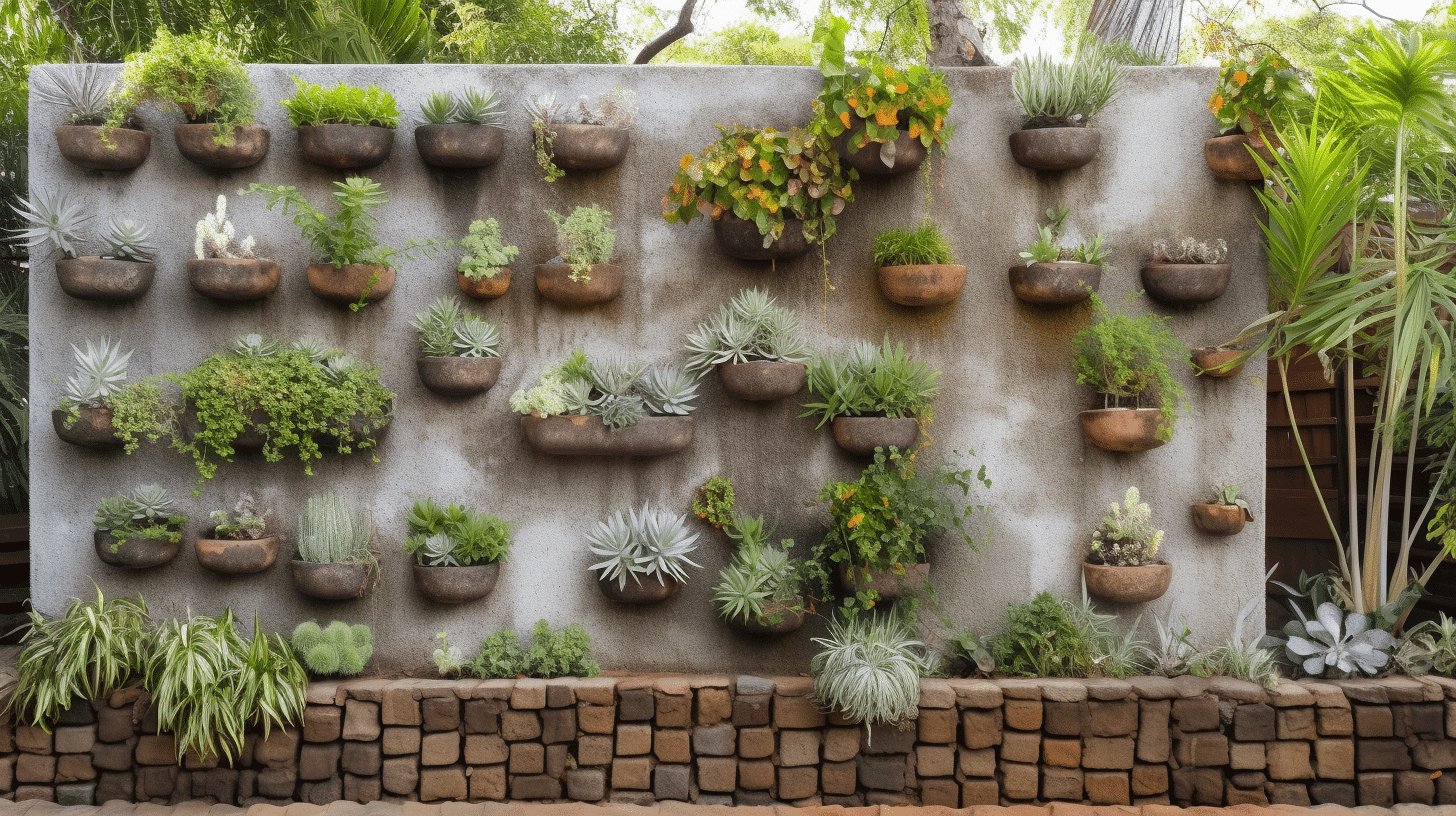 jardins verticias com muros