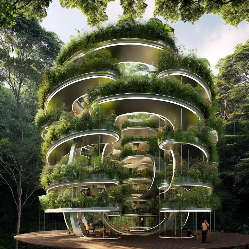 **Promovendo o Futuro: Arquitetura Circular - Princípios de Design Sustentável e Reutilização**