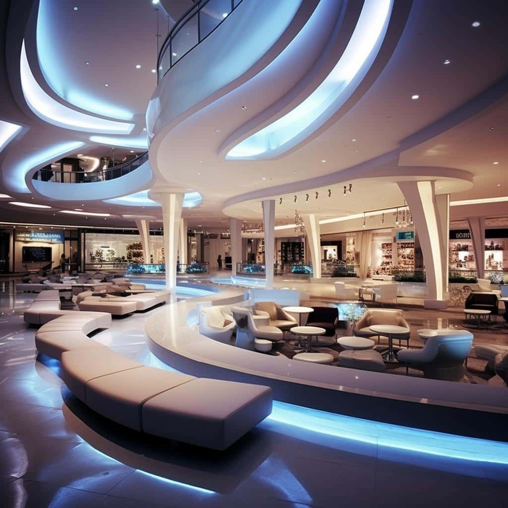 Arquitetura e comércio: projetando lojas e centros comerciais.
