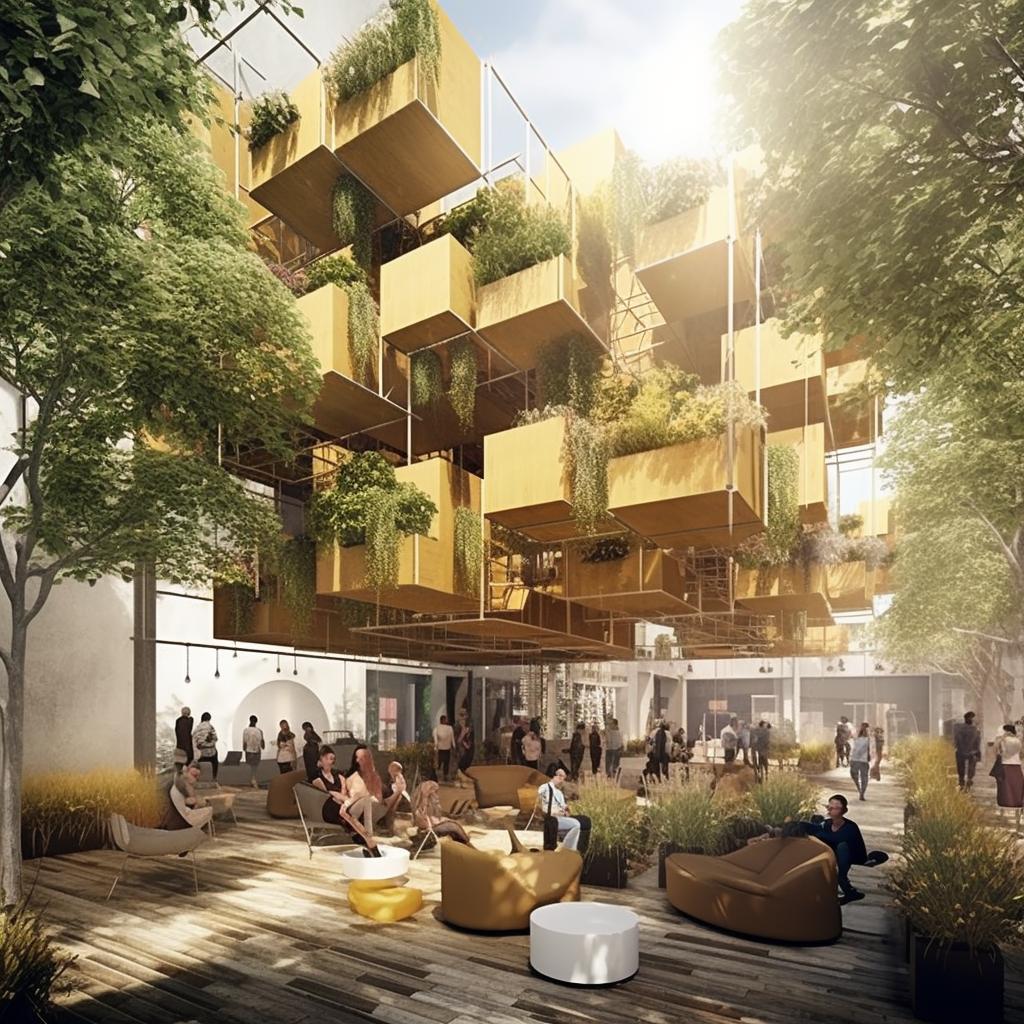 Arquitetura e comunidade: projetando espaços de convivência.