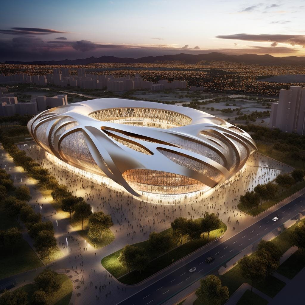 Arquitetura e esporte: projetando estádios e arenas multifuncionais.