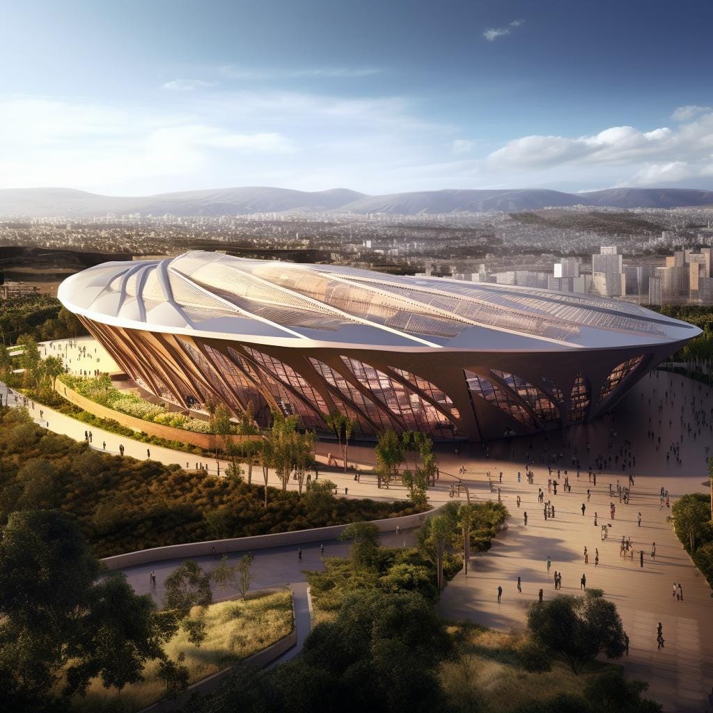 Arquitetura e esporte: projetando estádios e arenas multifuncionais.