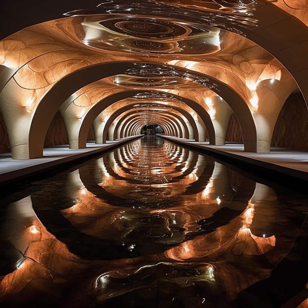 Arquitetura subterrânea: explorando o espaço abaixo da superfície.
