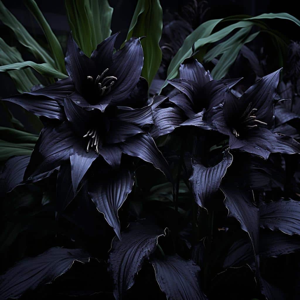 flores negras