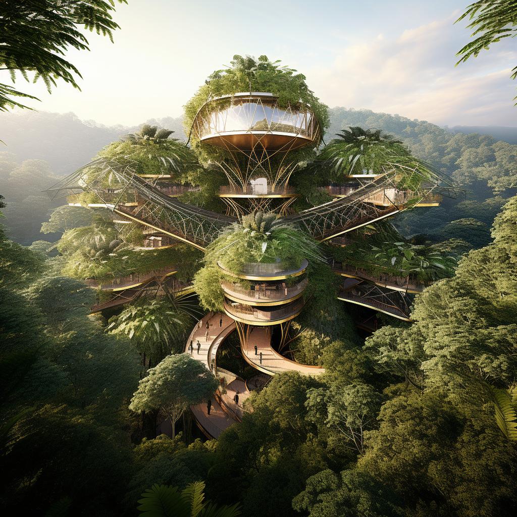 Desafios da arquitetura em regiões de floresta tropical.