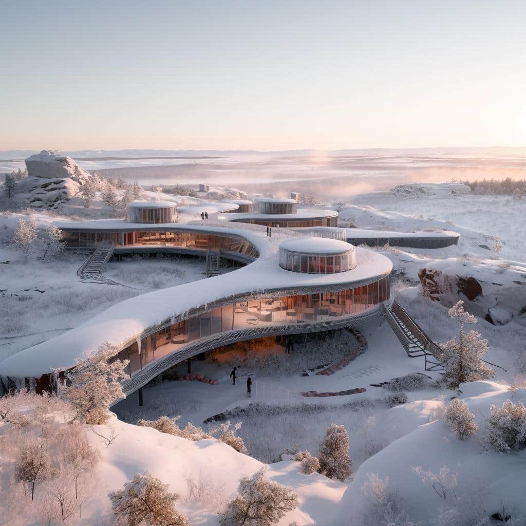 Desafios da arquitetura em regiões de permafrost.