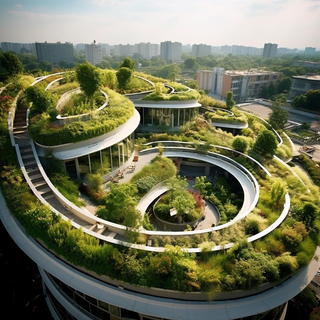 O Encanto dos Telhados Verdes: Unindo Arquitetura e Ecologia