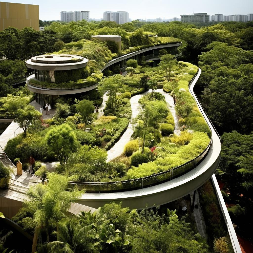 O Encanto dos Telhados Verdes: Unindo Arquitetura e Ecologia