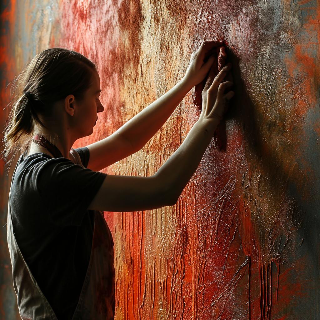 Artista talentoso transforma pintura de casa em obra-prima em minutos. Muitos duvidaram, mas sua técnica inovadora provou ser incrível!