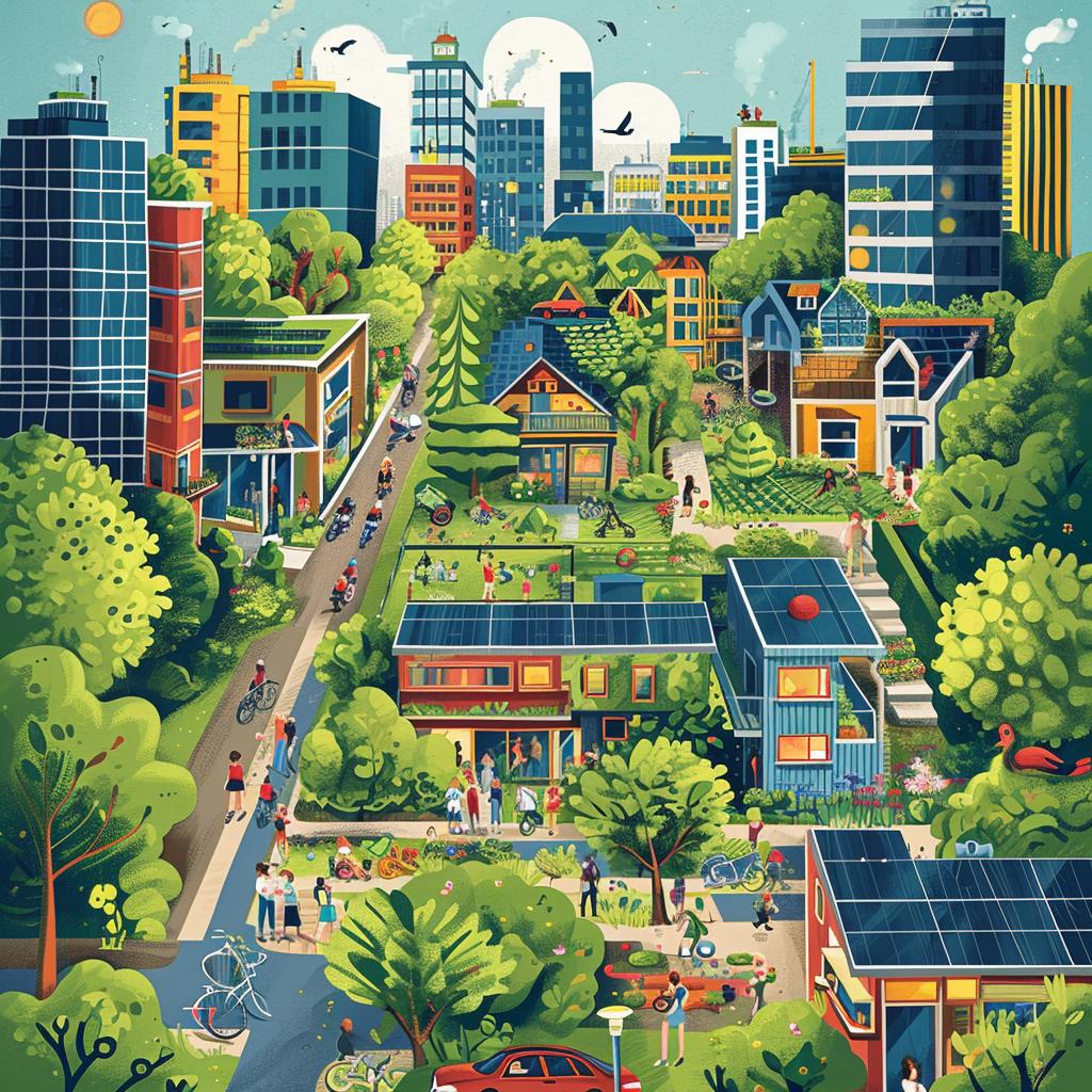 Desenvolvimento de Espaços Urbanos Sustentáveis: Estratégias e Desafios
