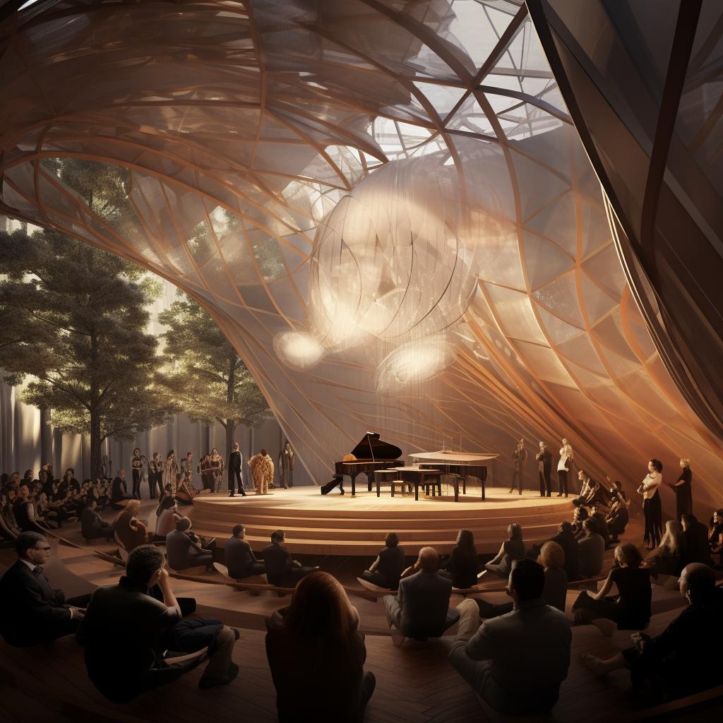 Arquitetura e acústica: projetando espaços para performances musicais.