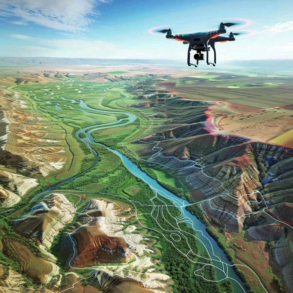Uso de Drones para Modelagem e Análise Topográfica em Grandes Áreas
